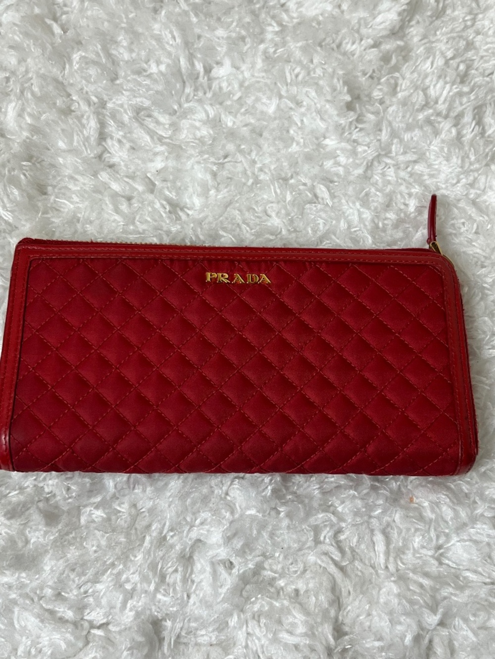 Prada Long Red Zippy Wallet - Picture 1 of 8
